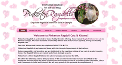 Desktop Screenshot of pinkerton-ragdolls.com
